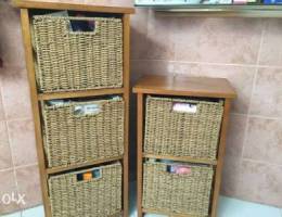 Storage baskets unit