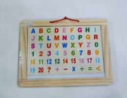 Black board with alphabet set for kid each...