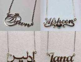 Silver custom name order now quick service