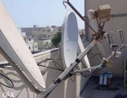 dish satellite TV receives Airtel dish fit...