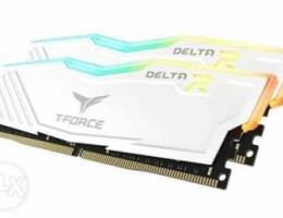 16GB(2x8) Team Group T-Force Delta RGB Whi...