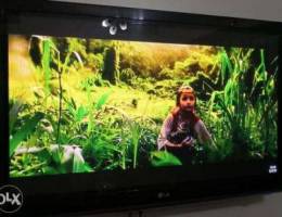 42" LG Plasma TV with remote and swivel st...