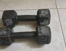 2 Dumbells 7 kg each