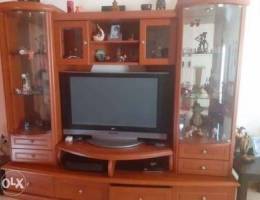 TV with Cabinet