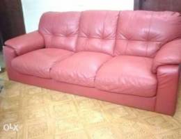 Leather sofa for sale BD 30