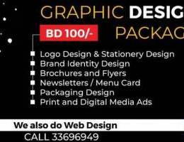 Graphic Design Starting from 100 BD
