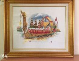For urgent sale Picture of Royal Barge sti...