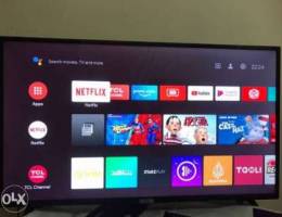 TCL 40â€ inch smart led android TV full HD