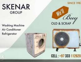 we buy scarp ac Washinge machines frize