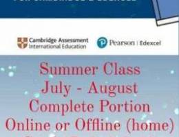 Summer Tuition | IGCSE | Grade 7, 8, 9, 10...