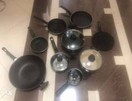 Pots, Pans, Wok and pancake pan