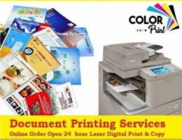 Services available print copy
