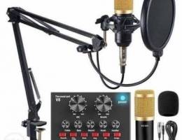 Microphone & v8 sound card