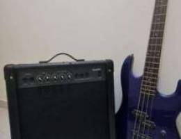 Samick BA25 Bass Amp 25W / 12" Speaker + P...