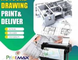 Auto Cad Drawing Printing & Deliver