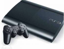 PS3 super slim with 2 controller for sale