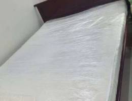 King size bed for sale with medicated matr...