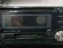 jvc double din radio aux-cassete-cd