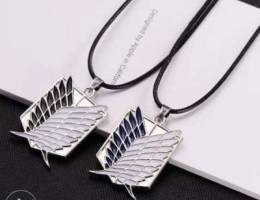 anime Attack on titan necklace