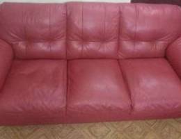 Leather sofa for sale BD 40