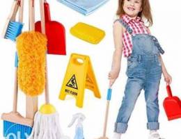 Cleaning tools for kids educational and ph...