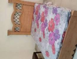 Double bed with mattress for sale