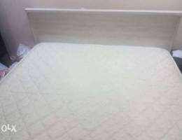 King Size Bed and 8"spring Matress for urg...