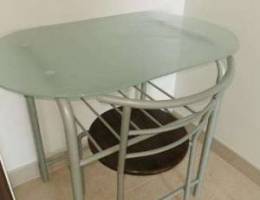 Glass desk