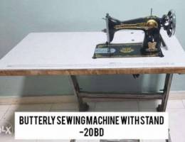 Butterfly sewing machine with stand - 20 B...