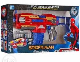 Spiderman gun soft bullet blaster.