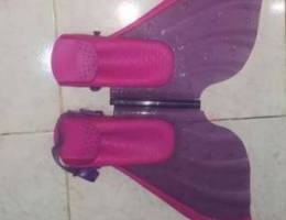 Mermaid swimming flippers size UK 13