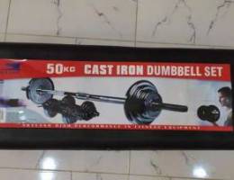 New Skyland 50KG Dumbell and Barbell