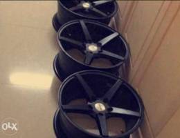 17 inch vossins 5 bolts with tyres