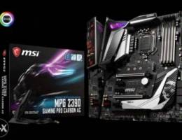 Intel I9900k - msi z390 gaming carbon pro ...