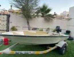 14ft American boat with 15 HP Sukuzi