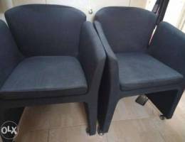 2 office chairs