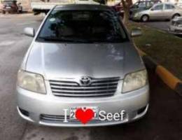 Toyota Corolla for Seal and condition inou...