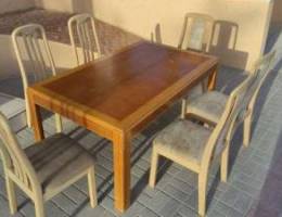 Ø·Ø§ÙˆÙ„Ø© Ø·Ø¹Ø§Ù… Dining table 6 person