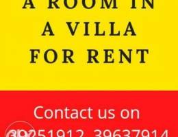 A Room in a Villa for Rent