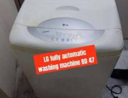 LG fully automatic washing machine in good...
