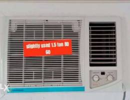 Window Ac 1.5 ton slightly used with deliv...