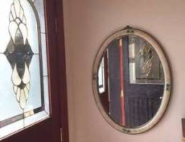 Oval shape mirror