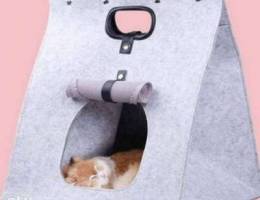 foldable cat bed and bag