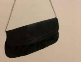 Black velvet clutch for all use