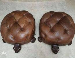 Designer leather seat