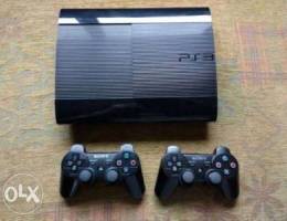 PS3 Super Slim with 2 controller for sale