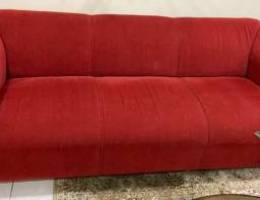 red velvet elegant sofa set for 7 persons