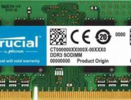 Crucial 8GB DDR3L - Very clean, short time...