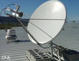 Dish office satellite TVâ€™s receivers offic...
