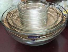 Luminarc brand glass bowls for sale.( Used...